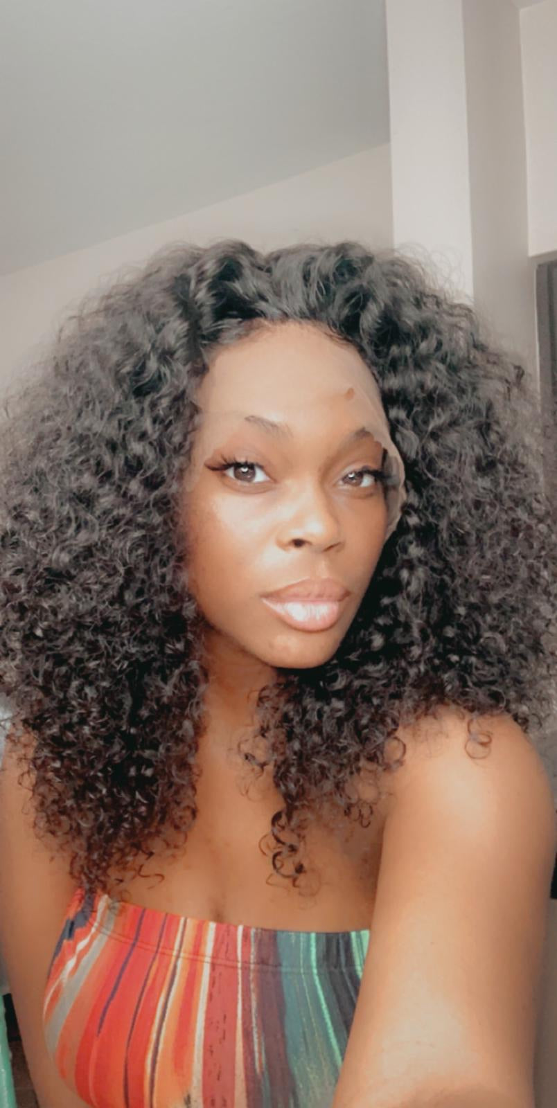 The Raquel tight curl -  Lacefront Wig